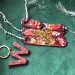 Customised Resin BookMark with Keychain